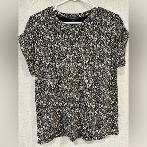 RW&Co floral cotton t-shirt